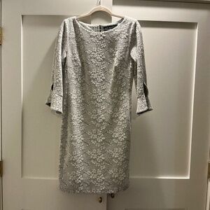 Karl Lagerfeld Embroidered Shift Dress